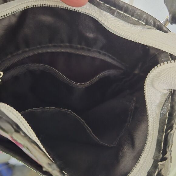 Undee Bandz Crossbody Bag Purse Pink Tie Dye Heart Peace Sign - Picture 4 of 9